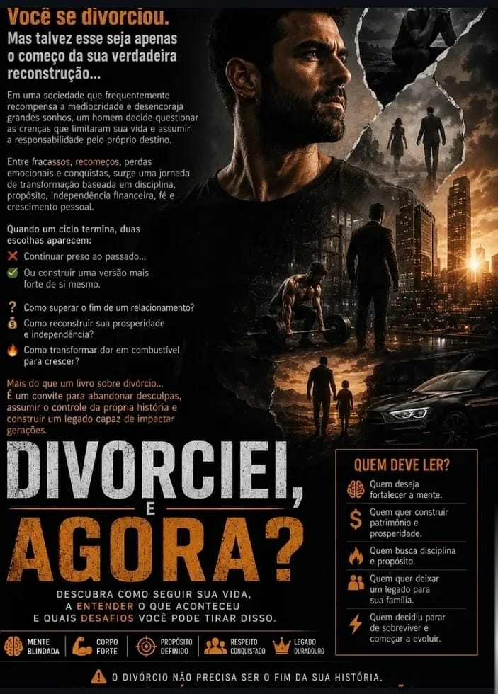 Banner promocional do livro Divorciei, e Agora?