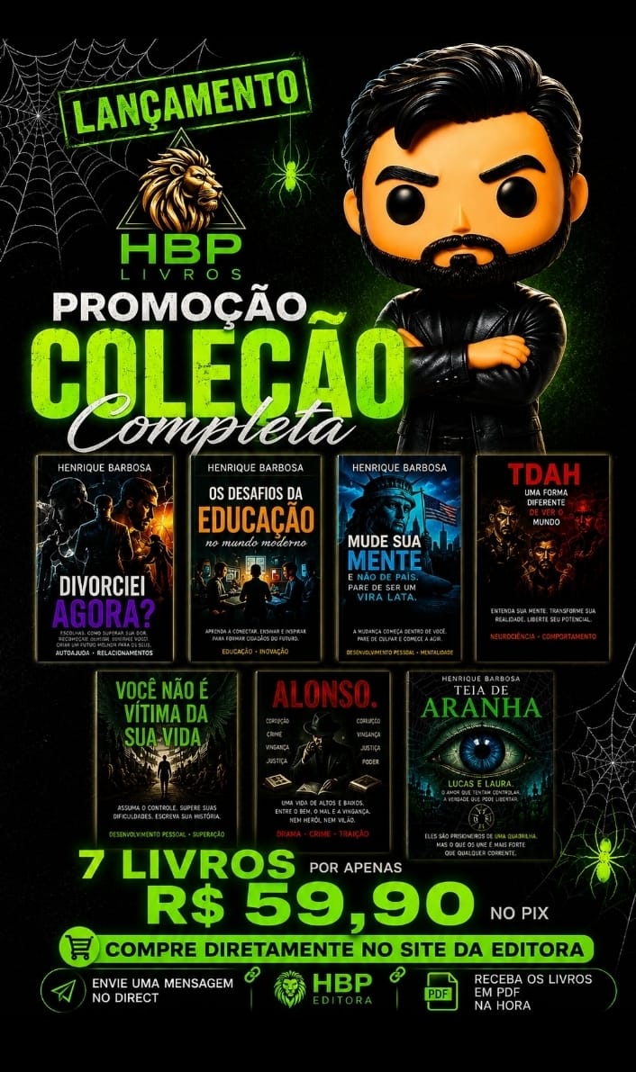 Promoção coleção completa 7 livros por R$ 59,90